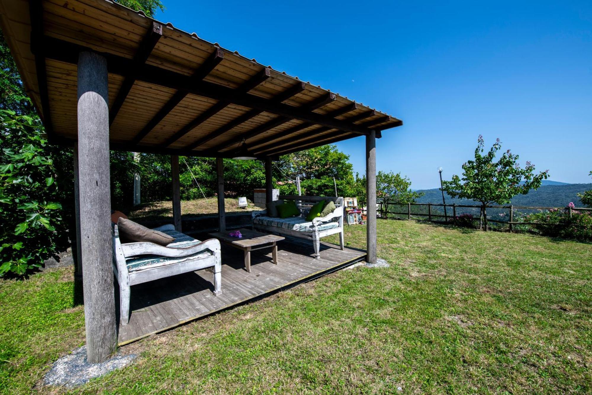 211 - Appartamento Acacia, Terrazza Giardino E Piscina Carro Kültér fotó